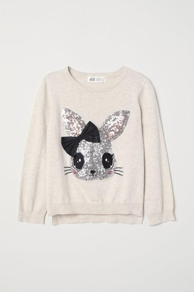 Отзыв на Пуловер с Блесток мотив из Интернет-Магазина H&M