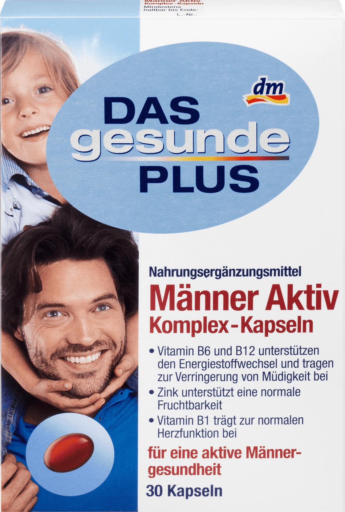 Отзыв на Männer Aktiv Komplex-Kapseln, 30 St из Интернет-Магазина DM
