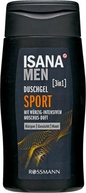 Отзыв на ISANA MEN 3in1 Duschgel Sport из Интернет-Магазина ROSSMANN