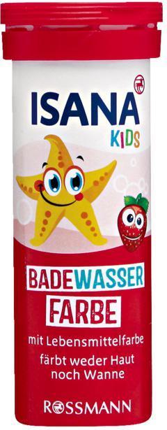 Отзыв на ISANA Kids Badewasserfarbe rot из Интернет-Магазина ROSSMANN
