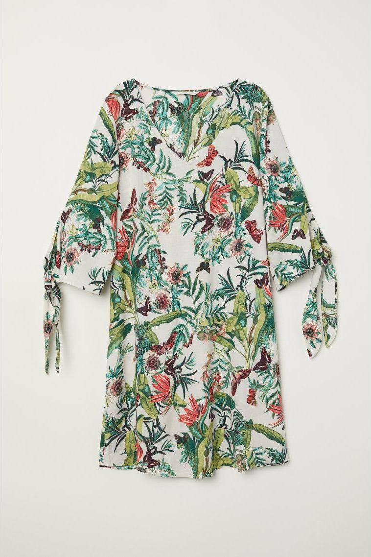 Отзыв на Платье с Рукава на завязках из Интернет-Магазина H&M