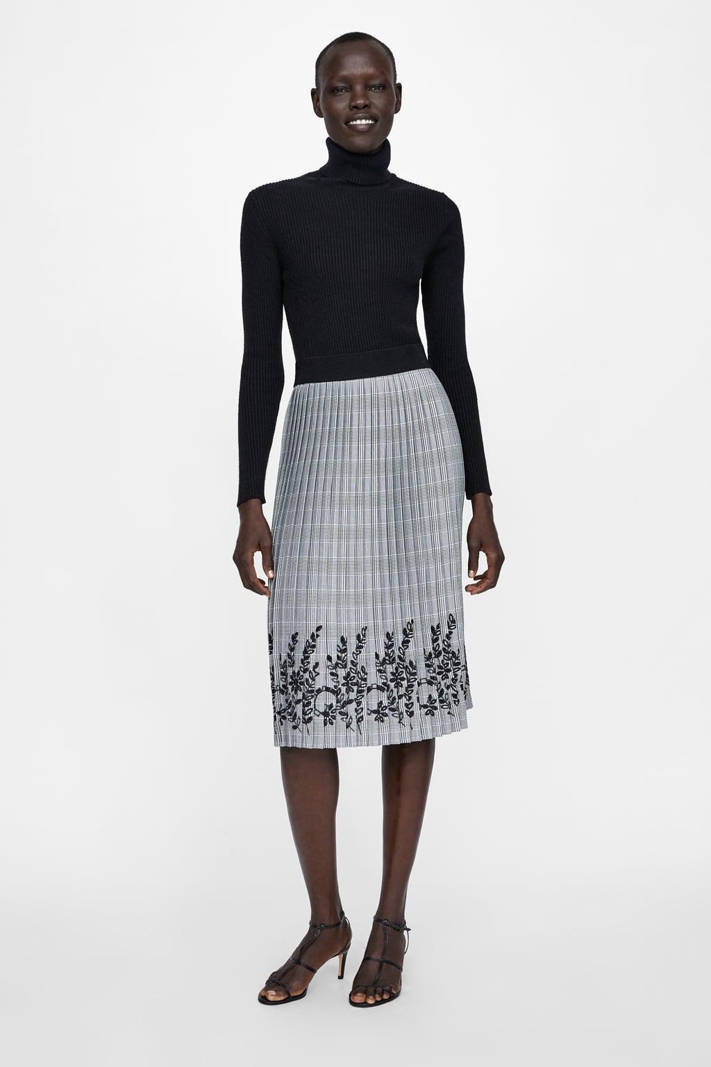 Отзыв на КЛЕТЧАТЫЙ юбка в складку из Интернет-Магазина Zara