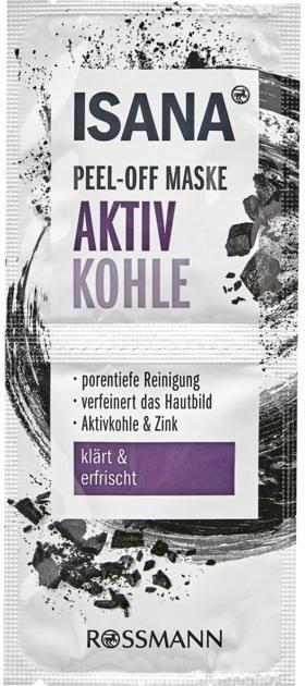 Отзыв на ISANA Aktiv-Kohle Peel Off-Maske из Интернет-Магазина ROSSMANN