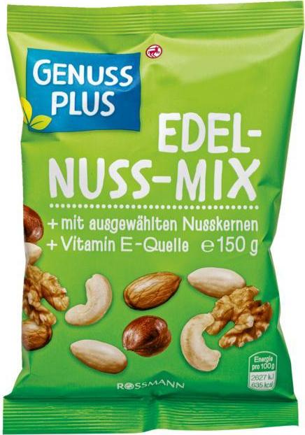 Отзыв на GENUSS PLUS Edel-Nuss-Mix из Интернет-Магазина ROSSMANN
