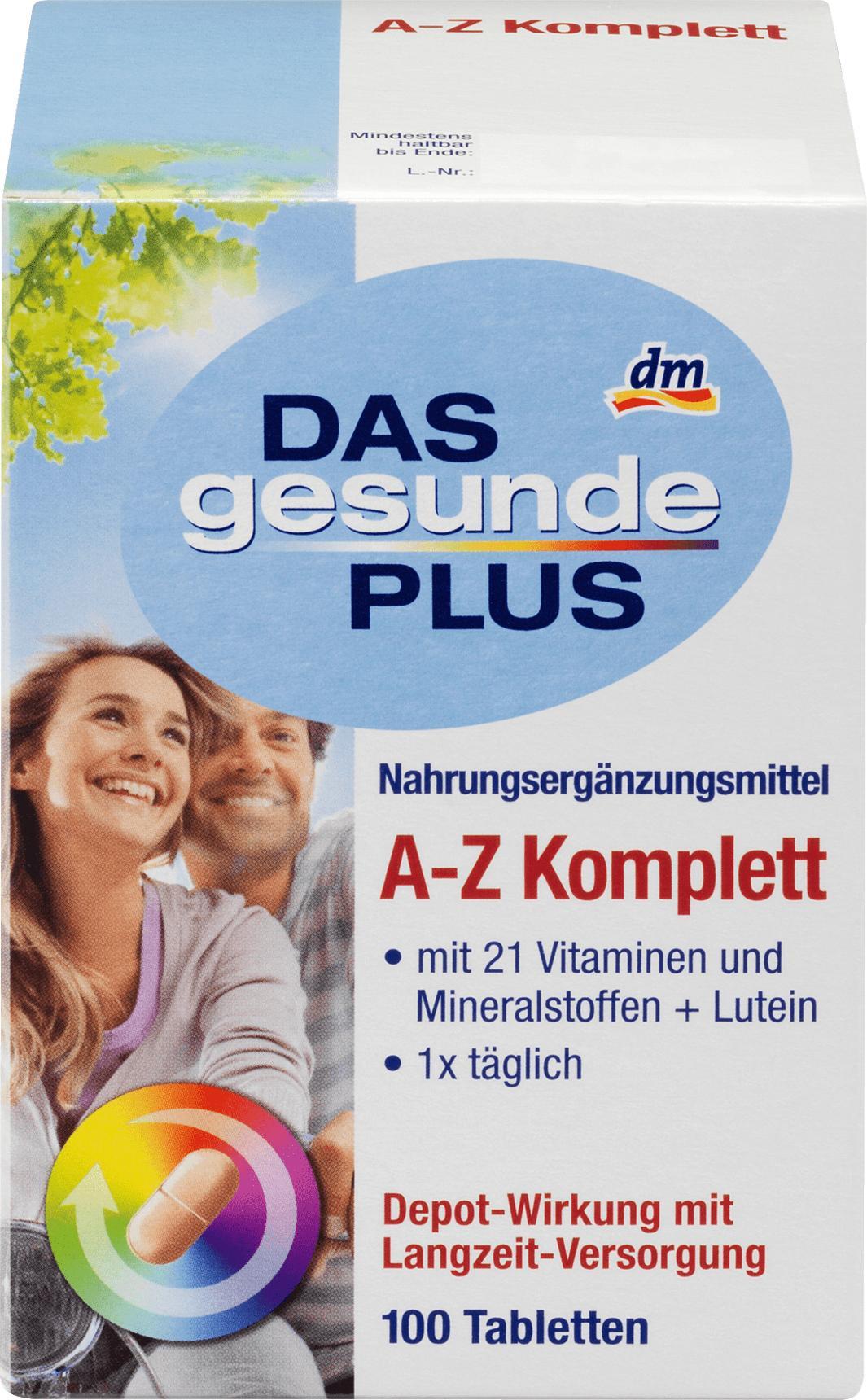 Отзыв на A-Z Komplett Tabletten, 100 St из Интернет-Магазина DM