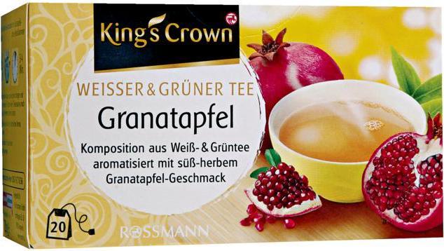 Отзыв на King's Crown Weisser & Grüner Tee Granatapfel из Интернет-Магазина ROSSMANN