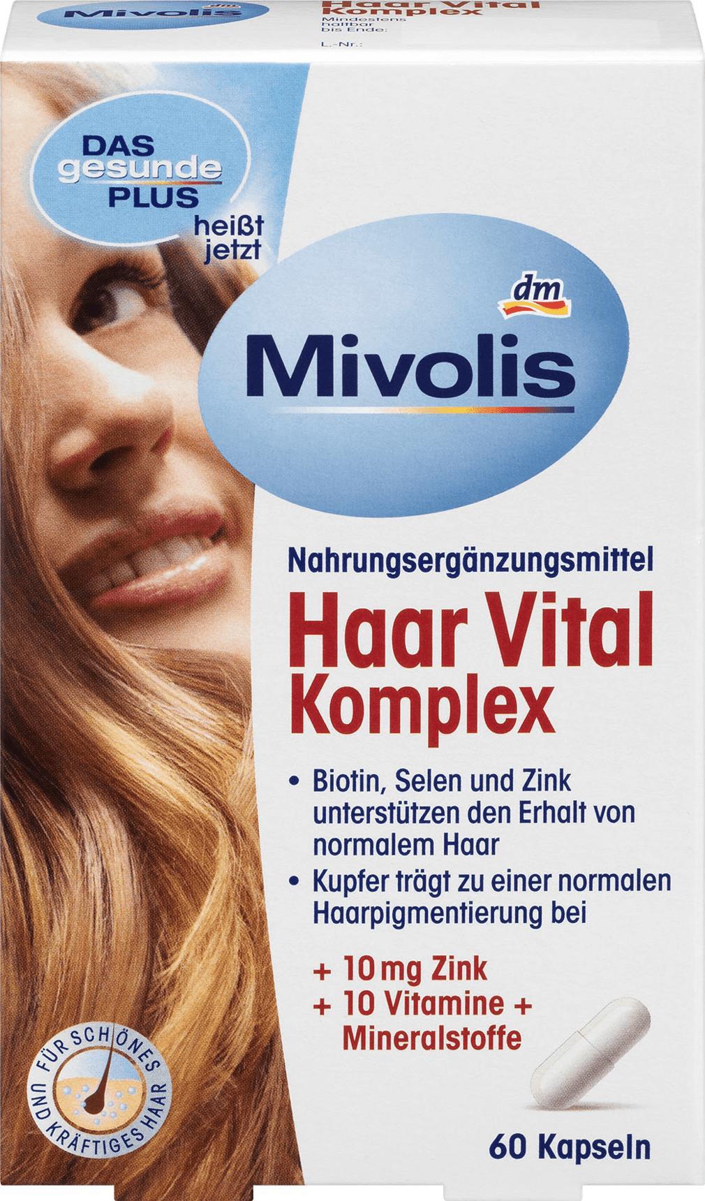 Отзыв на Haar Vital Komplex, Kapseln, 26 g из Интернет-Магазина DM