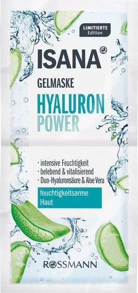 Отзыв на ISANA Gelmaske Hyaluron Power из Интернет-Магазина ROSSMANN