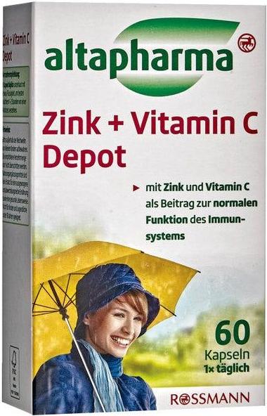Отзыв на altapharma Zink + Vitamin C Depot из Интернет-Магазина ROSSMANN