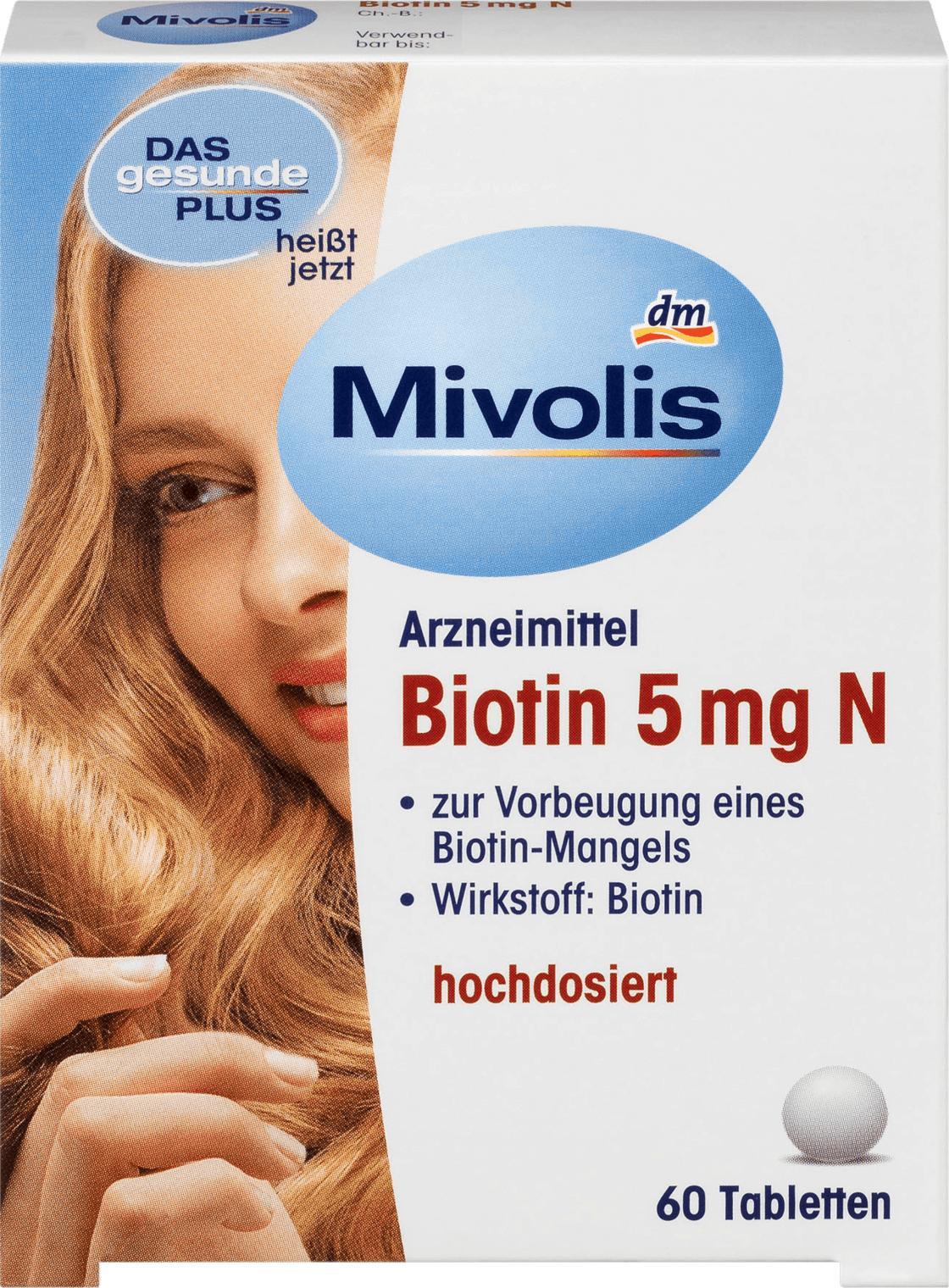 Отзыв на Biotin 5 mg N, Tabletten, 60 St из Интернет-Магазина DM