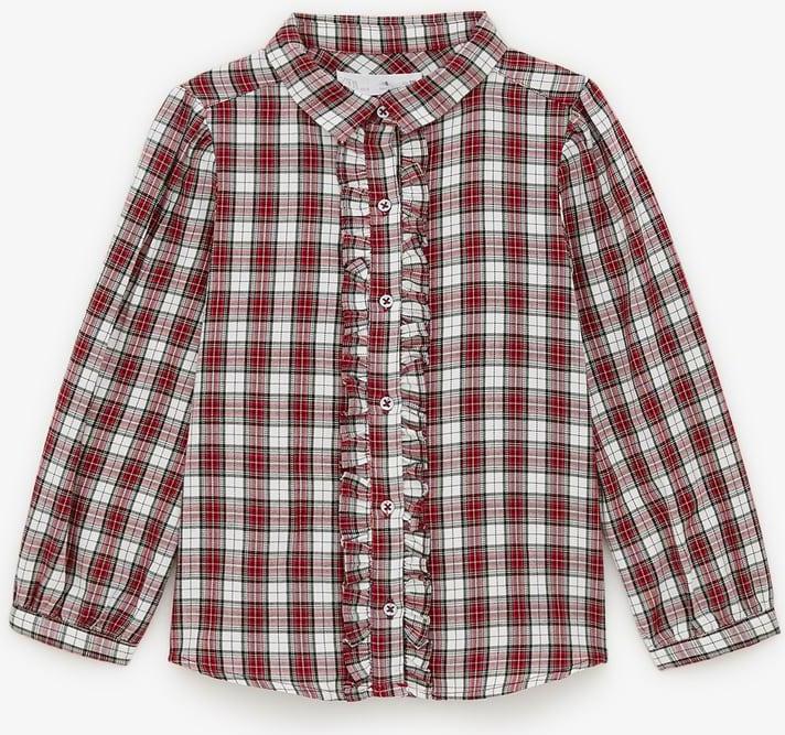 Отзыв на Клетчатая рубашка с РЮШАМИ из Интернет-Магазина Zara