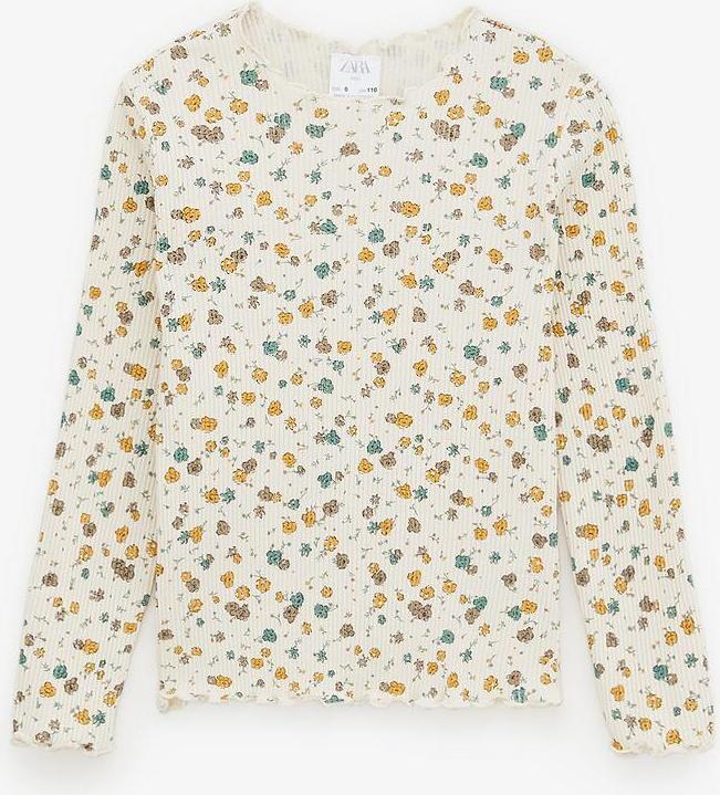 Отзыв на Рубашка с Рисунком РЕБРА и ЦВЕТЫ из Интернет-Магазина Zara