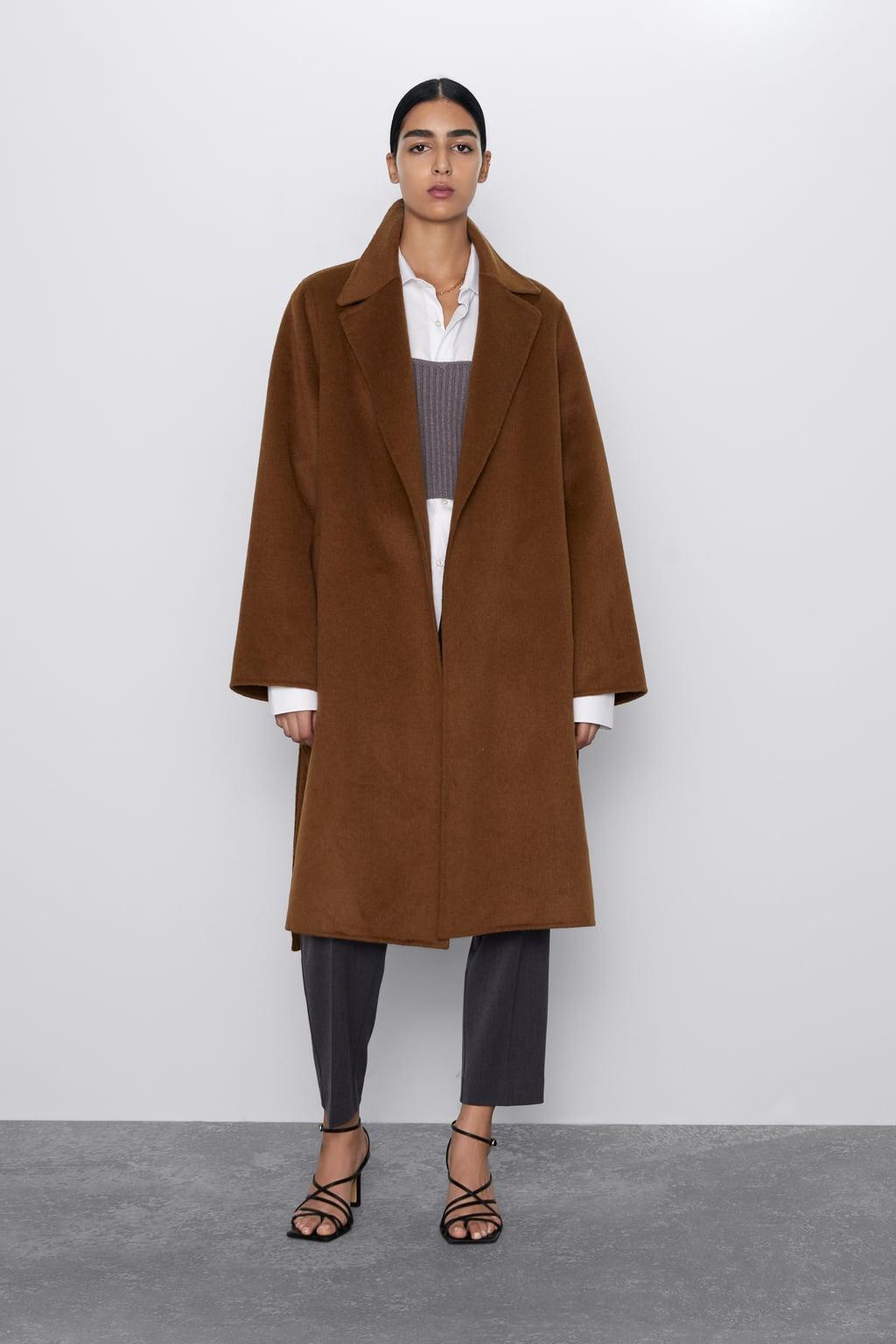 Отзыв на С поясом пальто из Интернет-Магазина Zara