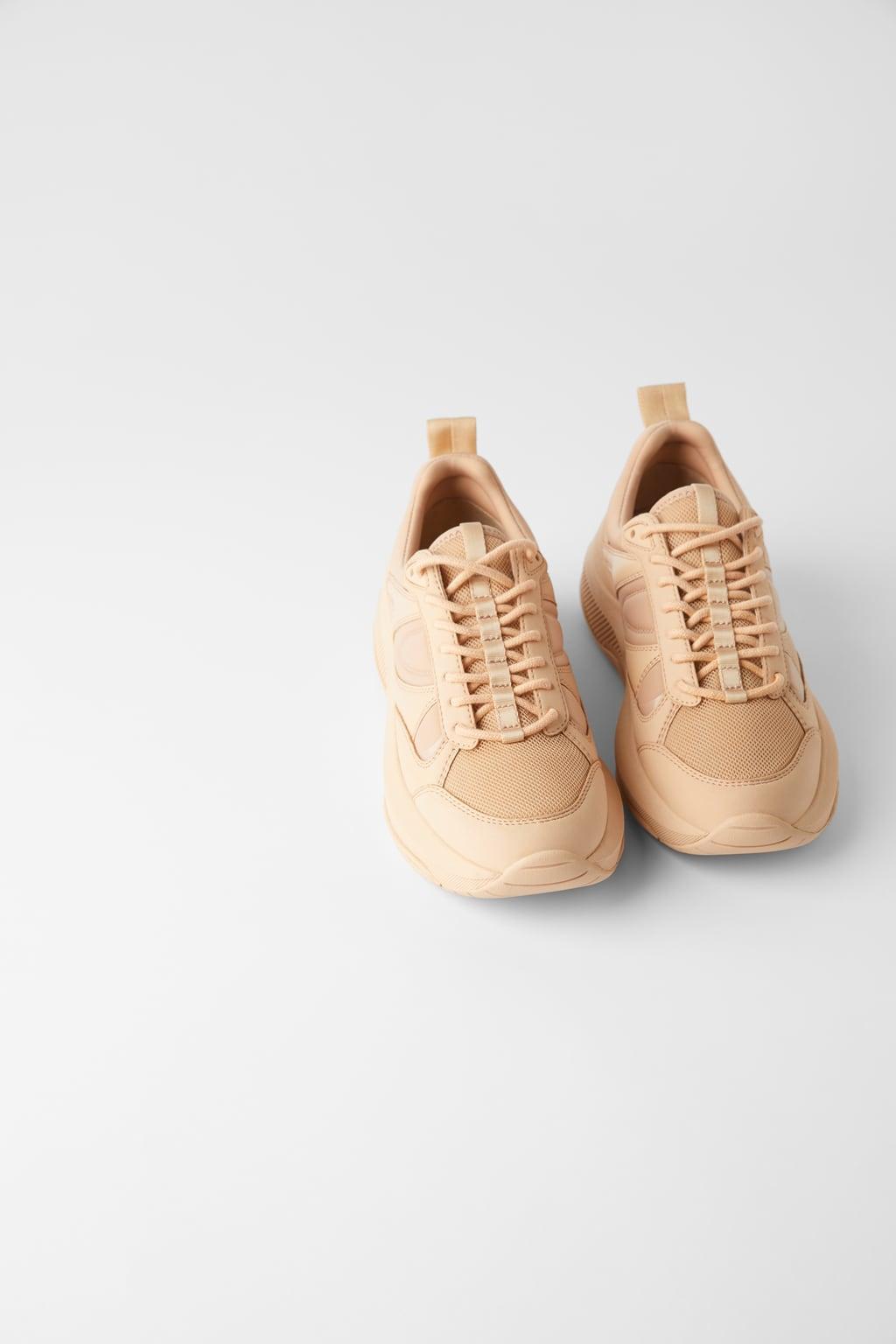 Отзыв на Стеганые Монохромный кроссовки из Интернет-Магазина Zara