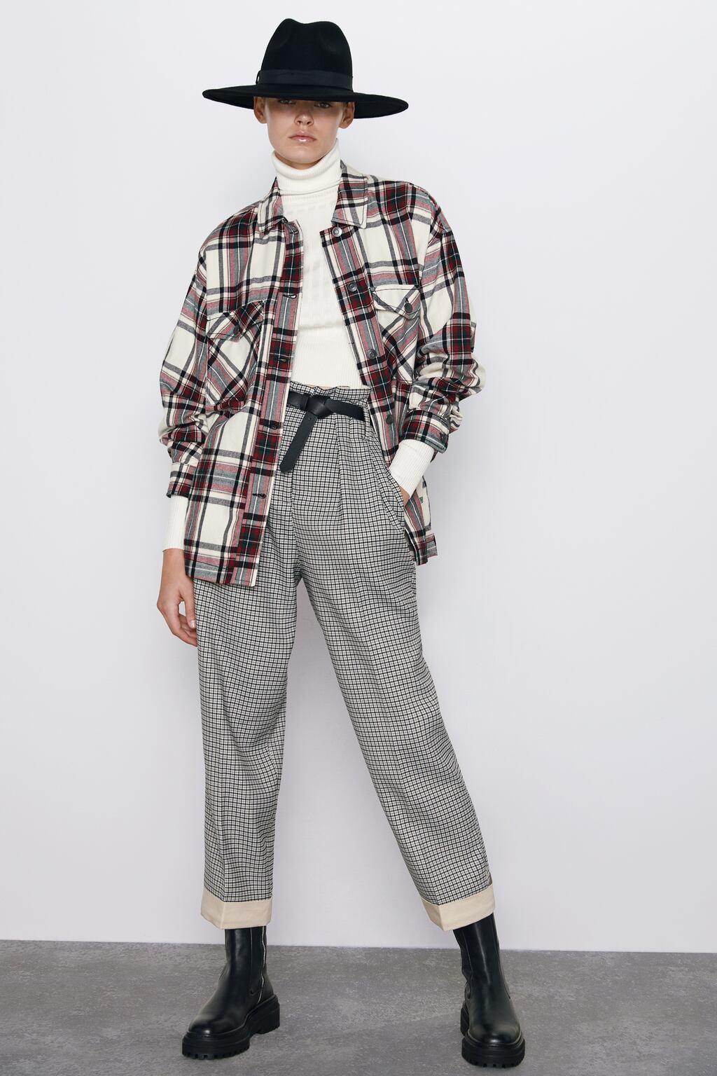 Отзыв на PAPERBAG TROUSERS WITH BELT из Интернет-Магазина Zara