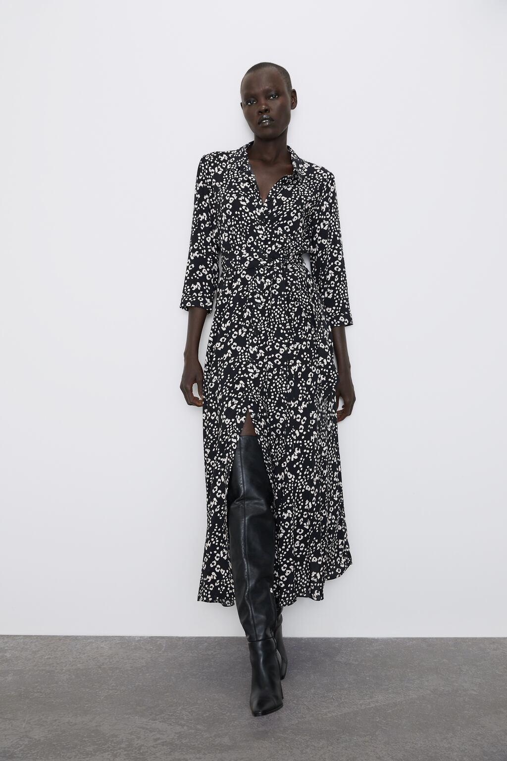 Отзыв на Напечатано Рубашка платье из Интернет-Магазина Zara