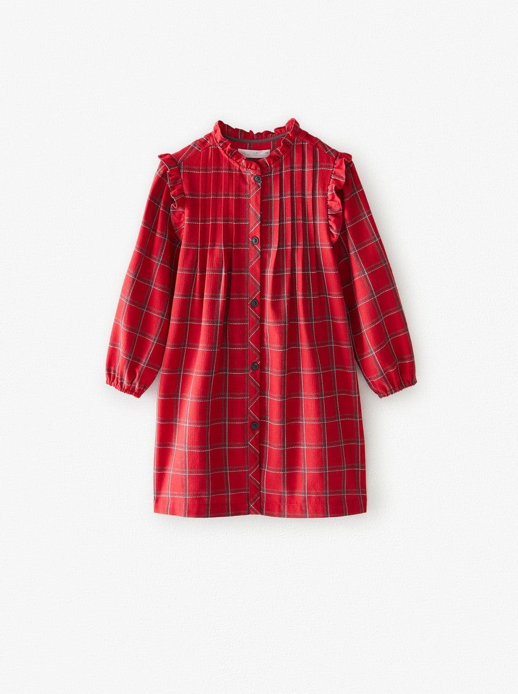 Отзыв на Клетчатая Рубашка платье из Интернет-Магазина Zara