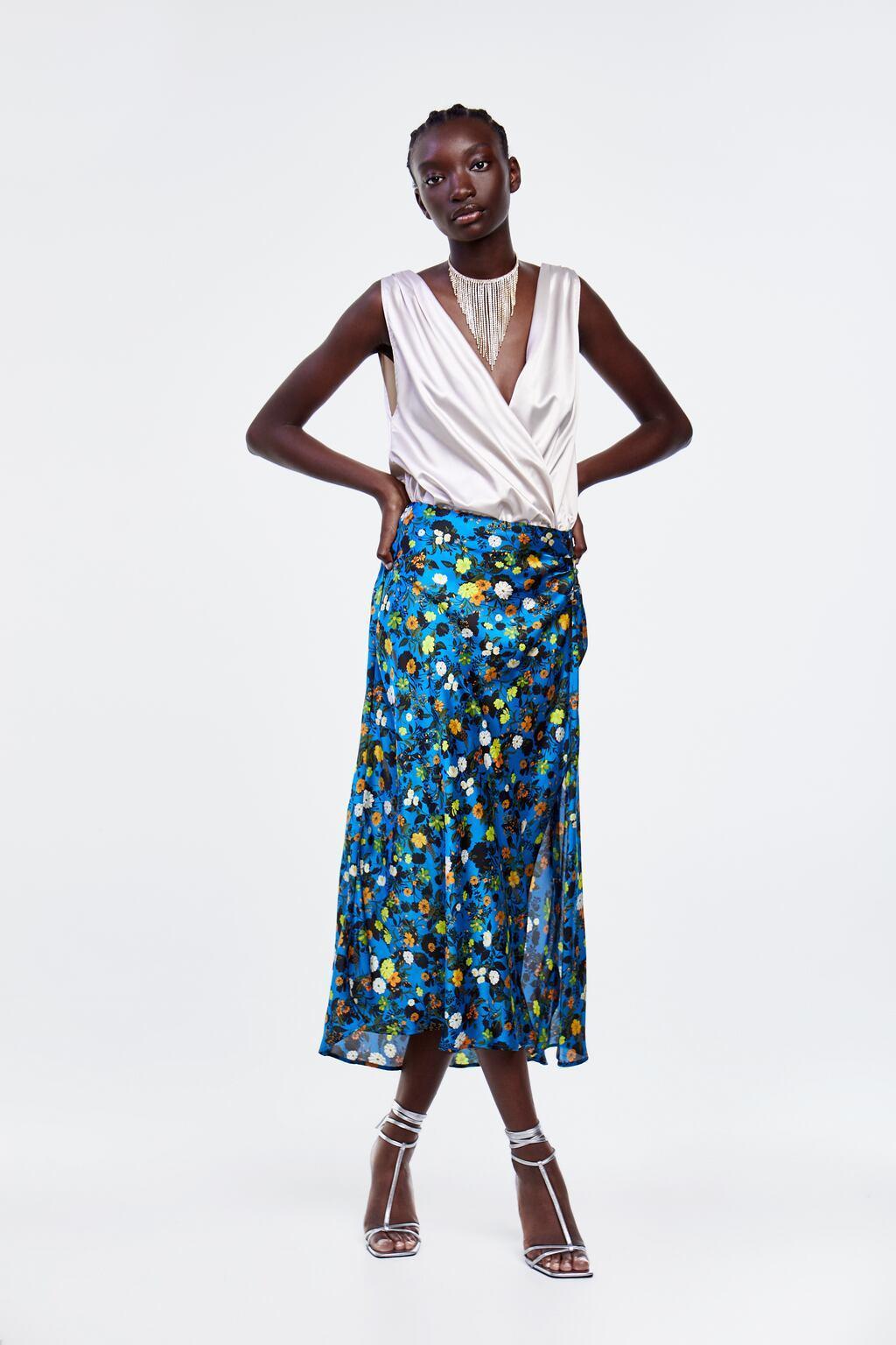 Отзыв на Юбка с цветочным узором из Интернет-Магазина Zara