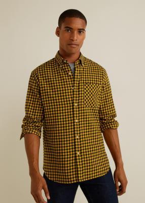 Отзыв на Нормальные Fit фланелевая рубашка с Плед из Интернет-Магазина MANGO Outlet
