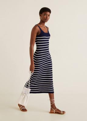 Отзыв на Midi-Платье с Рисунком ребра из Интернет-Магазина MANGO Outlet