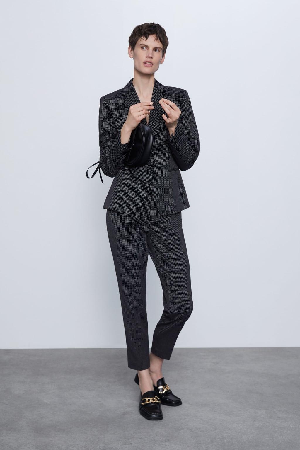 Отзыв на Тонкие брюки со структурным узором из Интернет-Магазина Zara