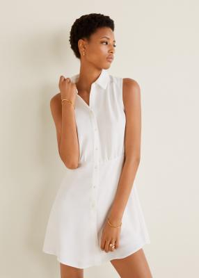 Отзыв на Расклешенное платье-рубашка из Интернет-Магазина MANGO Outlet