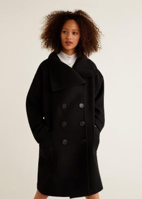 Отзыв на Двубортная пальто с Уолл-Микс из Интернет-Магазина MANGO Outlet