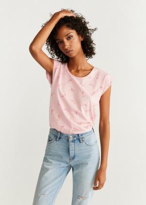 Отзыв на С принтом Хлопка Футболку из Интернет-Магазина MANGO Outlet