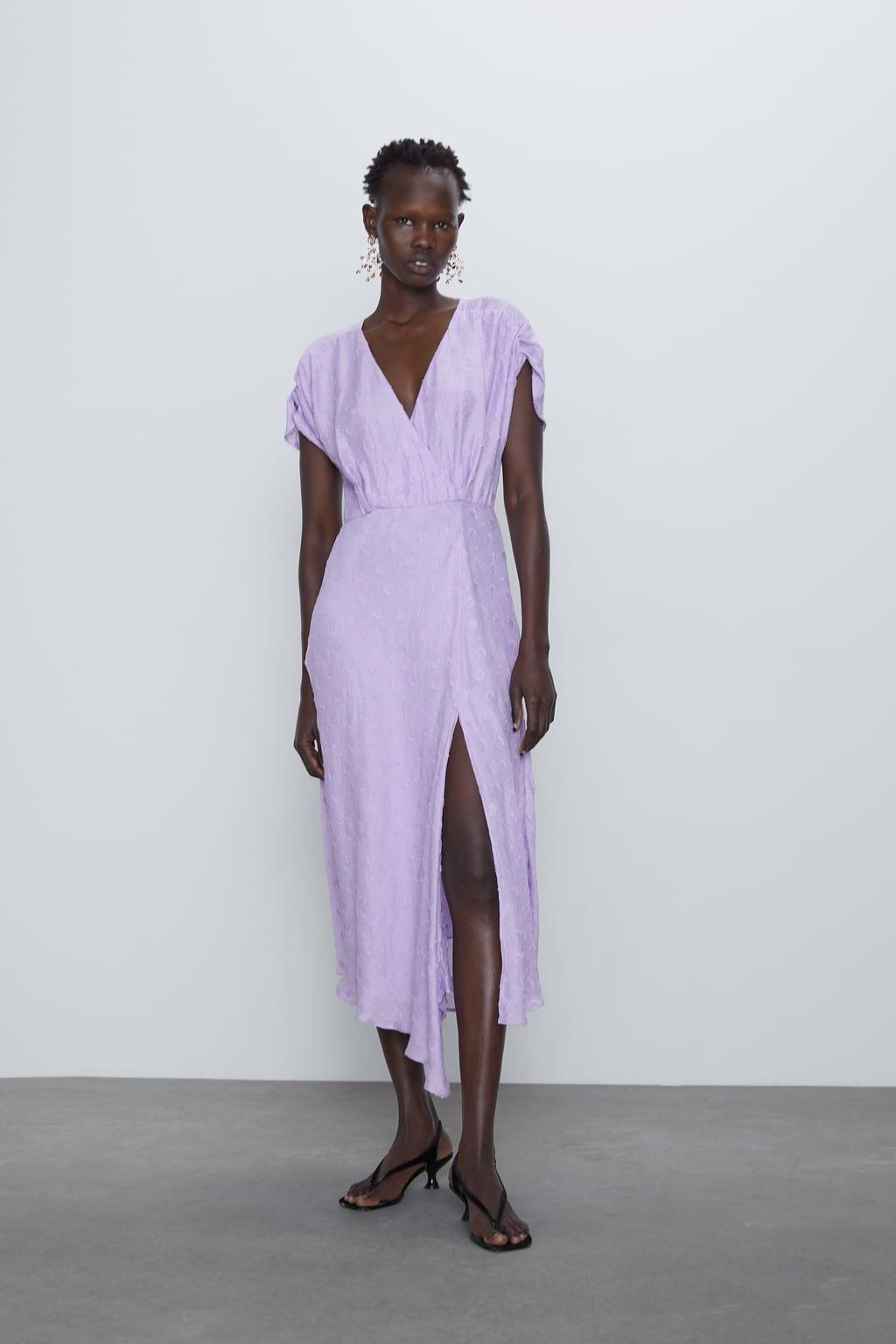 Отзыв на Платье миди со структурным узором из Интернет-Магазина Zara