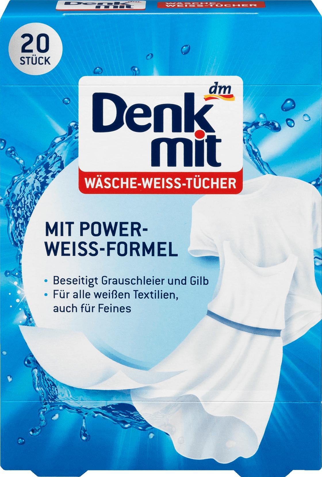 Отзыв на Wäsche-Weiss-Tücher, 20 St из Интернет-Магазина DM