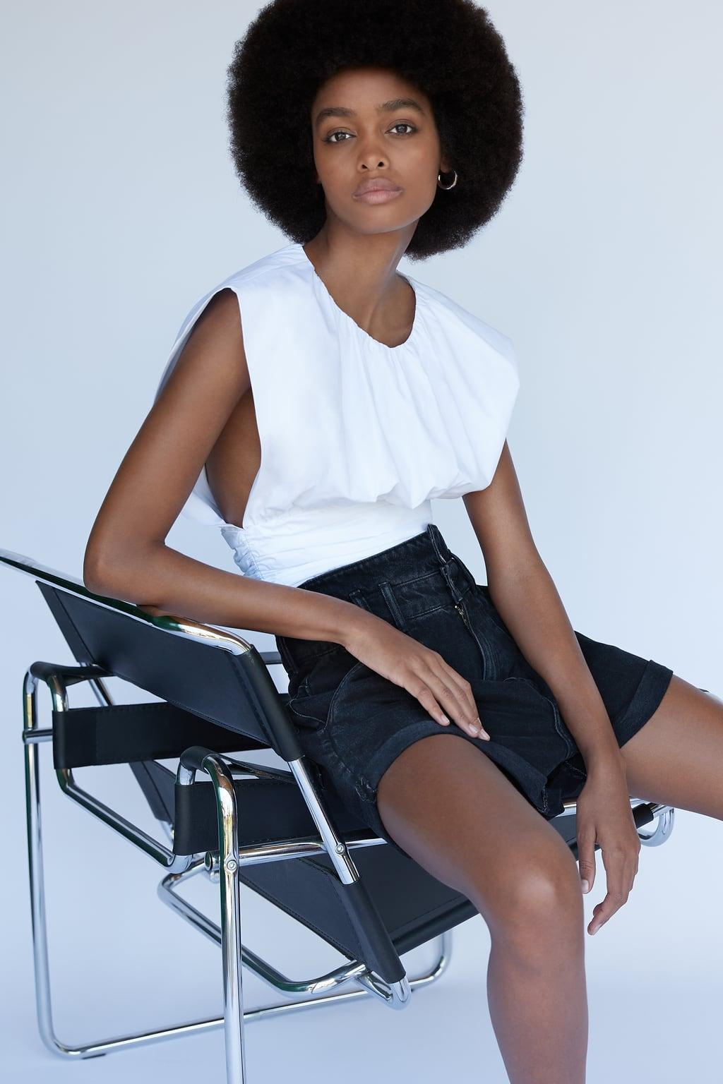 Отзыв на PAPERBAG джинсовый Бермудские острова шорты из Интернет-Магазина Zara