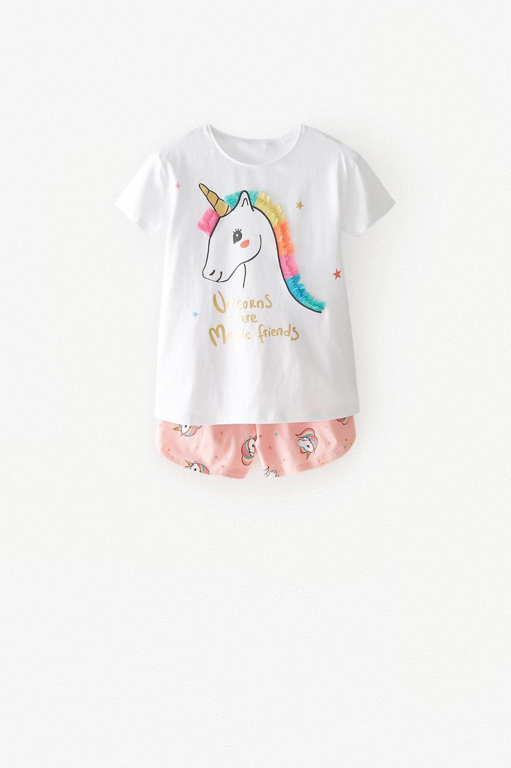 Отзыв на Пижама с ЕДИНОРОГ и БАХРОМА из Интернет-Магазина Zara