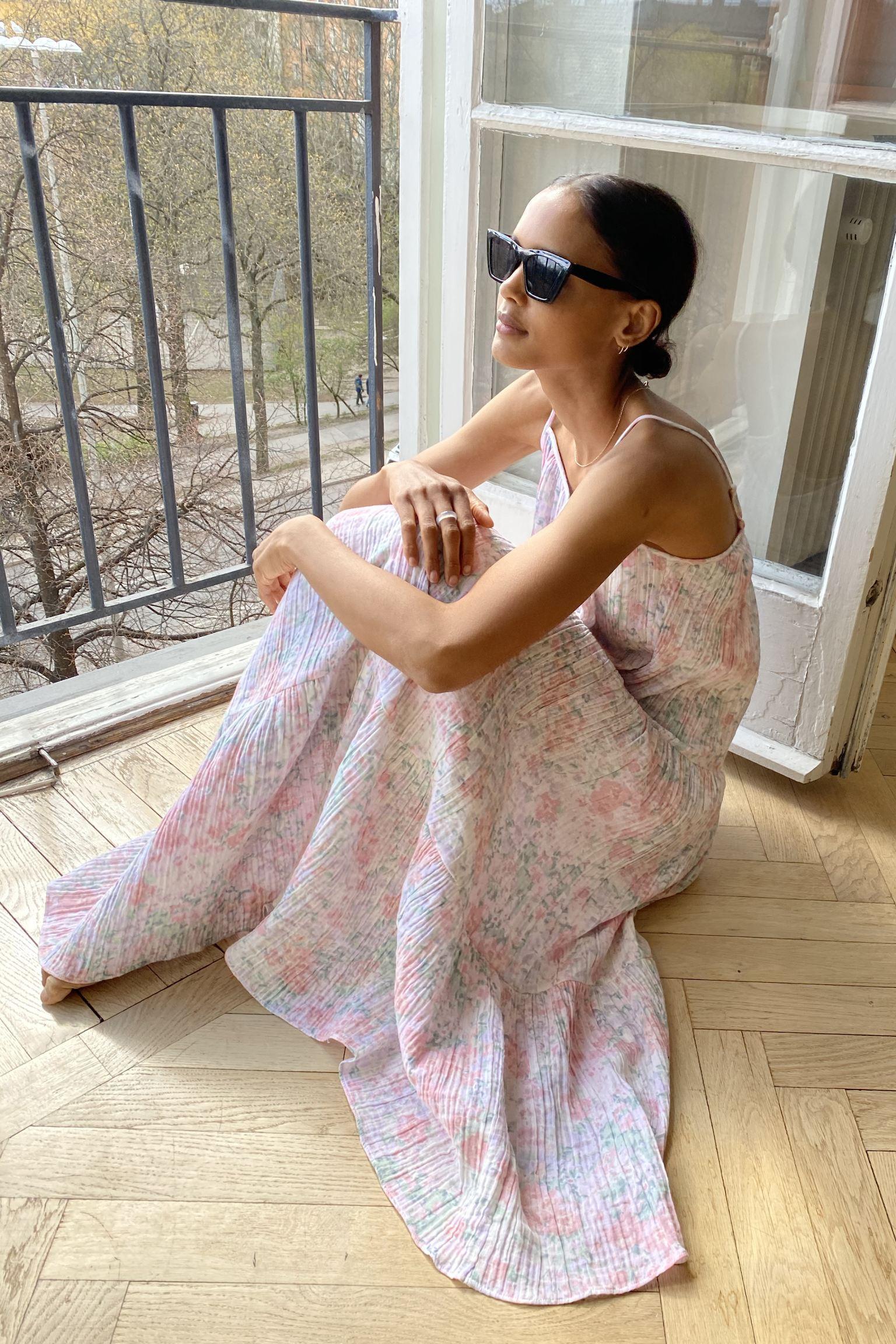 Отзыв на Gecrinkeltes Платье хлопковое из Интернет-Магазина H&M