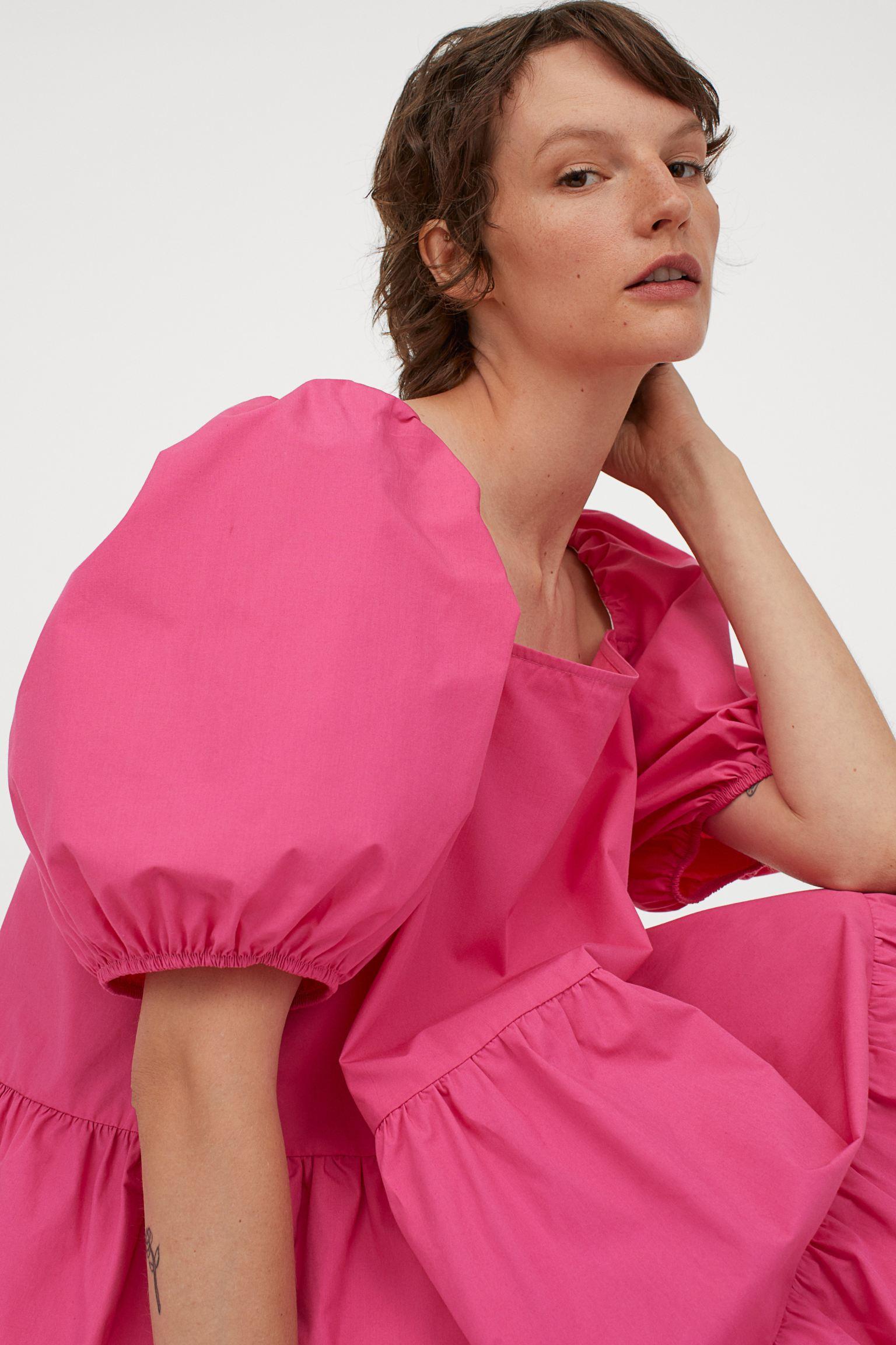 Отзыв на Платье с пышными рукавами из Интернет-Магазина H&M