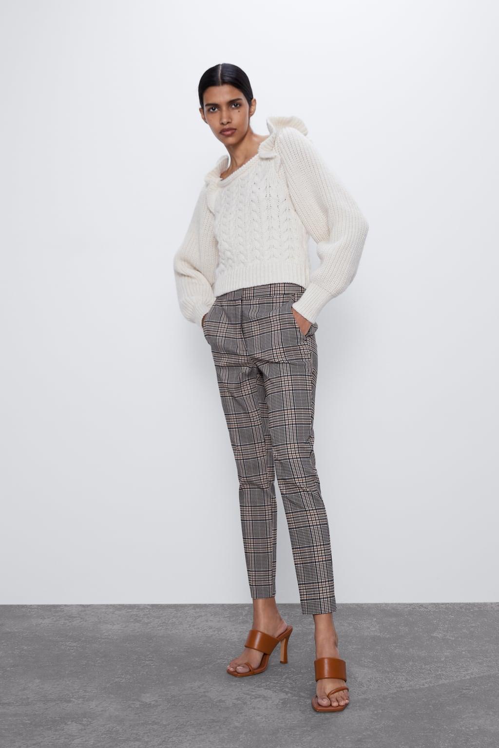 Отзыв на Клетчатые Тонкие брюки из Интернет-Магазина Zara