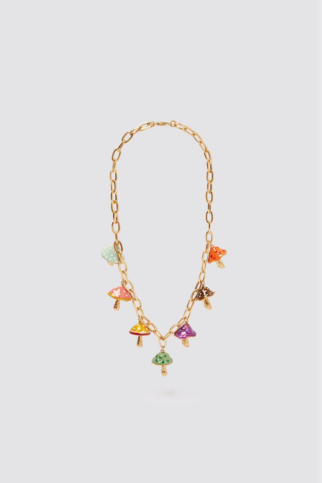 Отзыв на ENAMEL MUSHROOM NECKLACE из Интернет-Магазина Zara