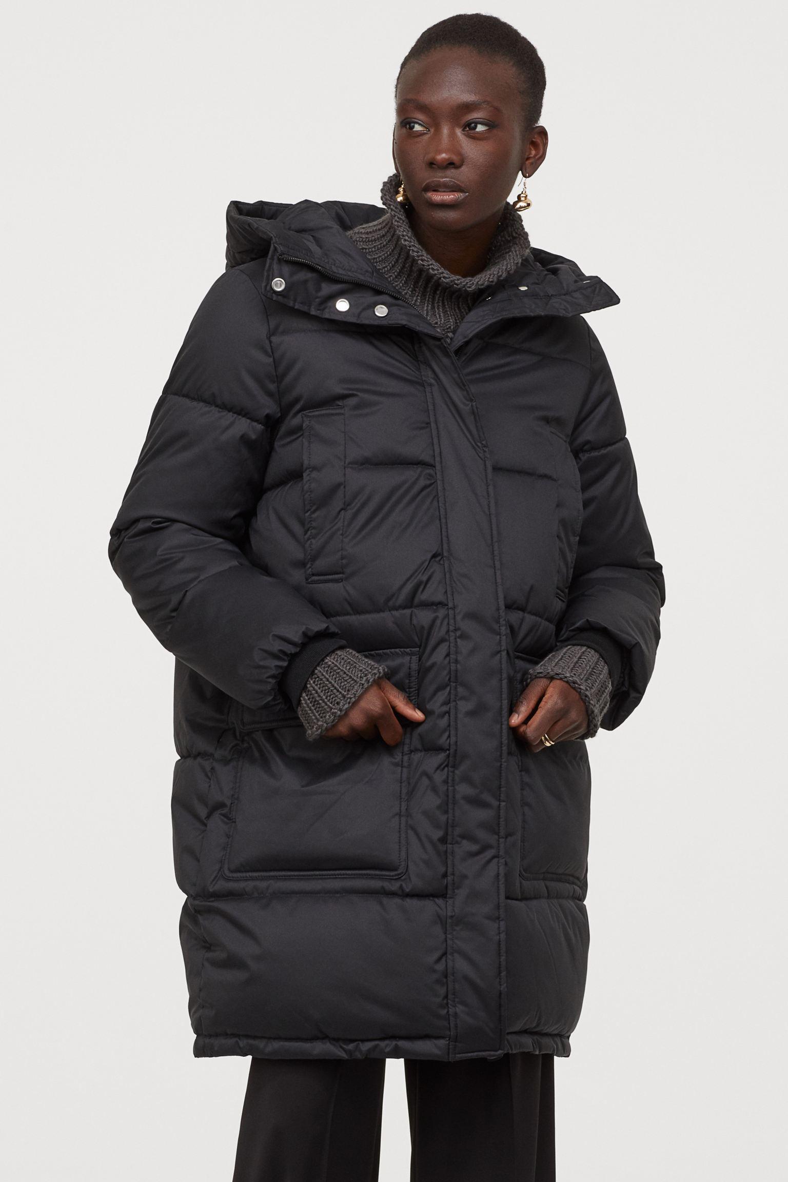 Отзыв на Стеганная куртка с капюшоном из Интернет-Магазина H&M