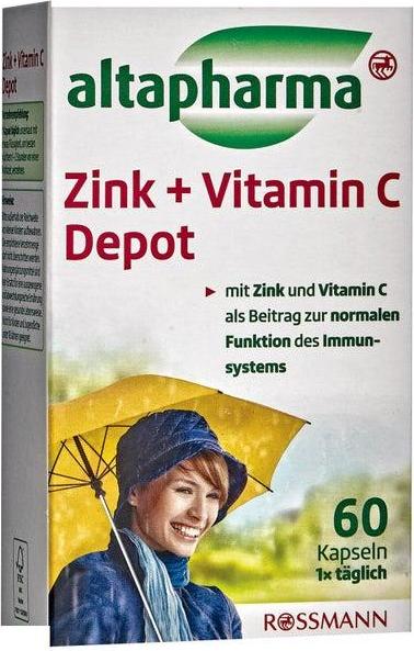 Отзыв на altapharma Zink + Vitamin C Depot из Интернет-Магазина ROSSMANN