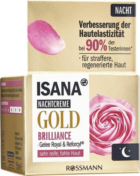Отзыв на ISANA Gold Brilliance Nachtcreme из Интернет-Магазина ROSSMANN
