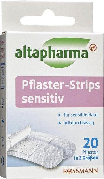 Отзыв на altapharma Pflaster-Strips sensitiv 20 Stück из Интернет-Магазина ROSSMANN