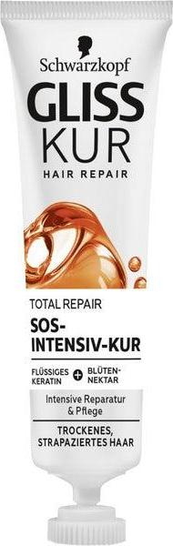 Отзыв на Schwarzkopf Gliss Kur Total Repair SOS-Intensiv-Kur из Интернет-Магазина ROSSMANN