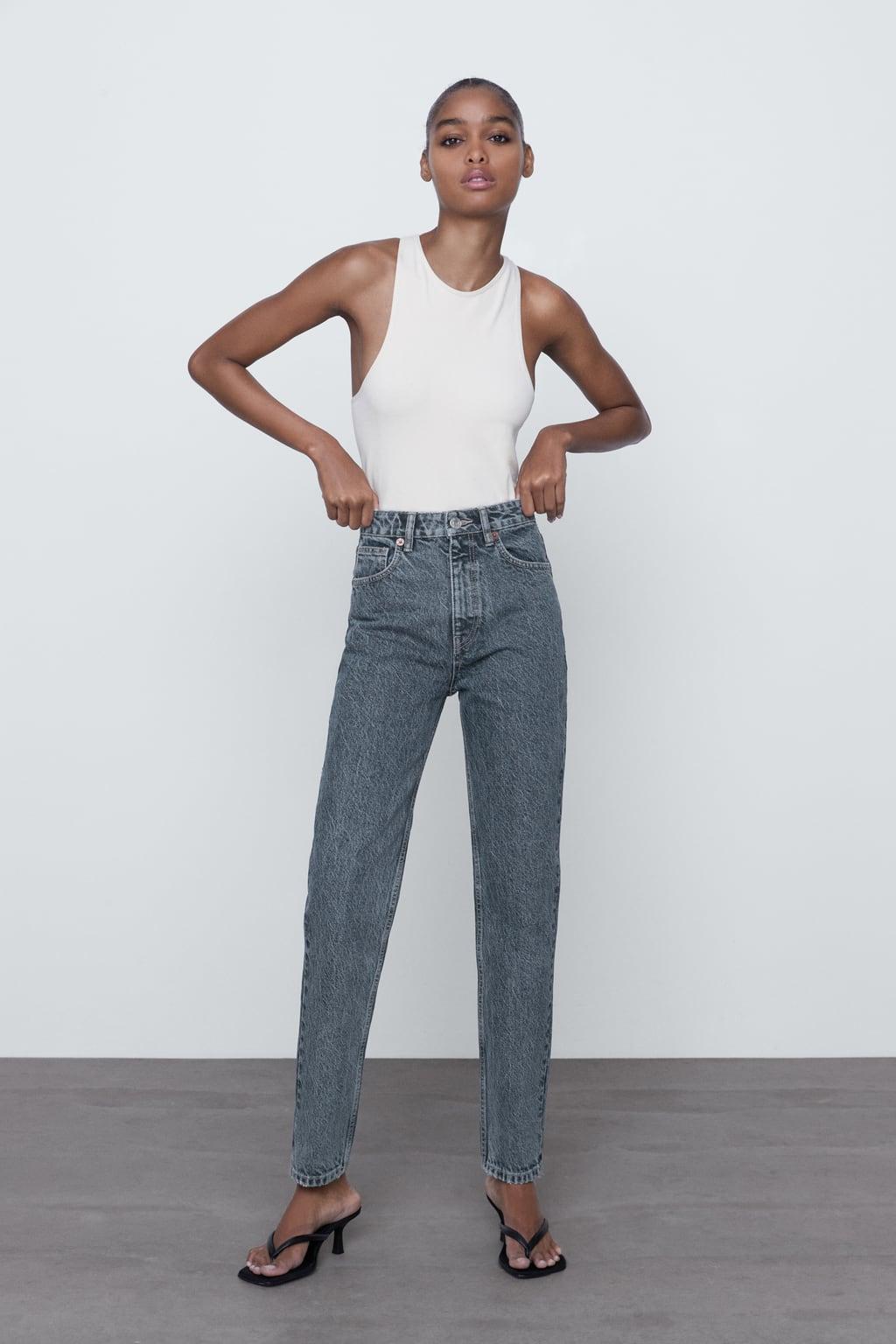 mom slim fit jeans zara