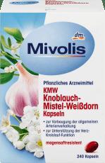 Отзыв на KMW Knoblauch-Mistel-Weißdorn Kapseln, 240 St из Интернет-Магазина DM