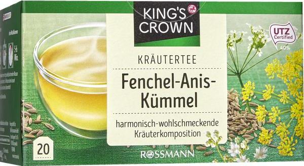 Отзыв на KING'S CROWN Kräutertee Fenchel-Anis-Kümmel из Интернет-Магазина ROSSMANN