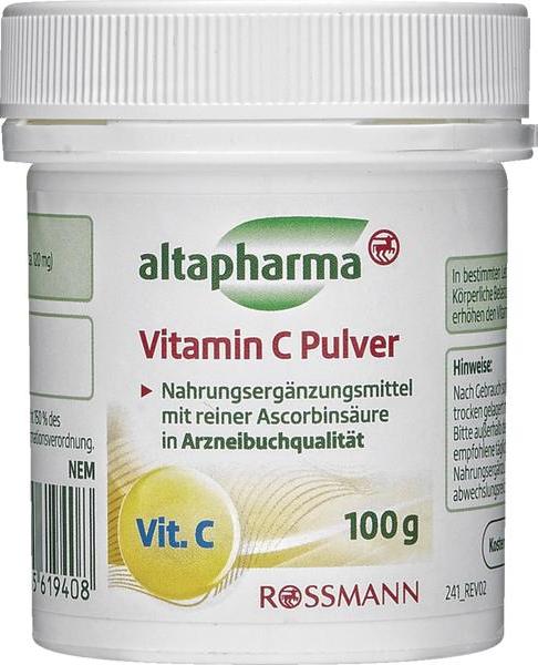 Отзыв на altapharma Vitamin C Pulver из Интернет-Магазина ROSSMANN