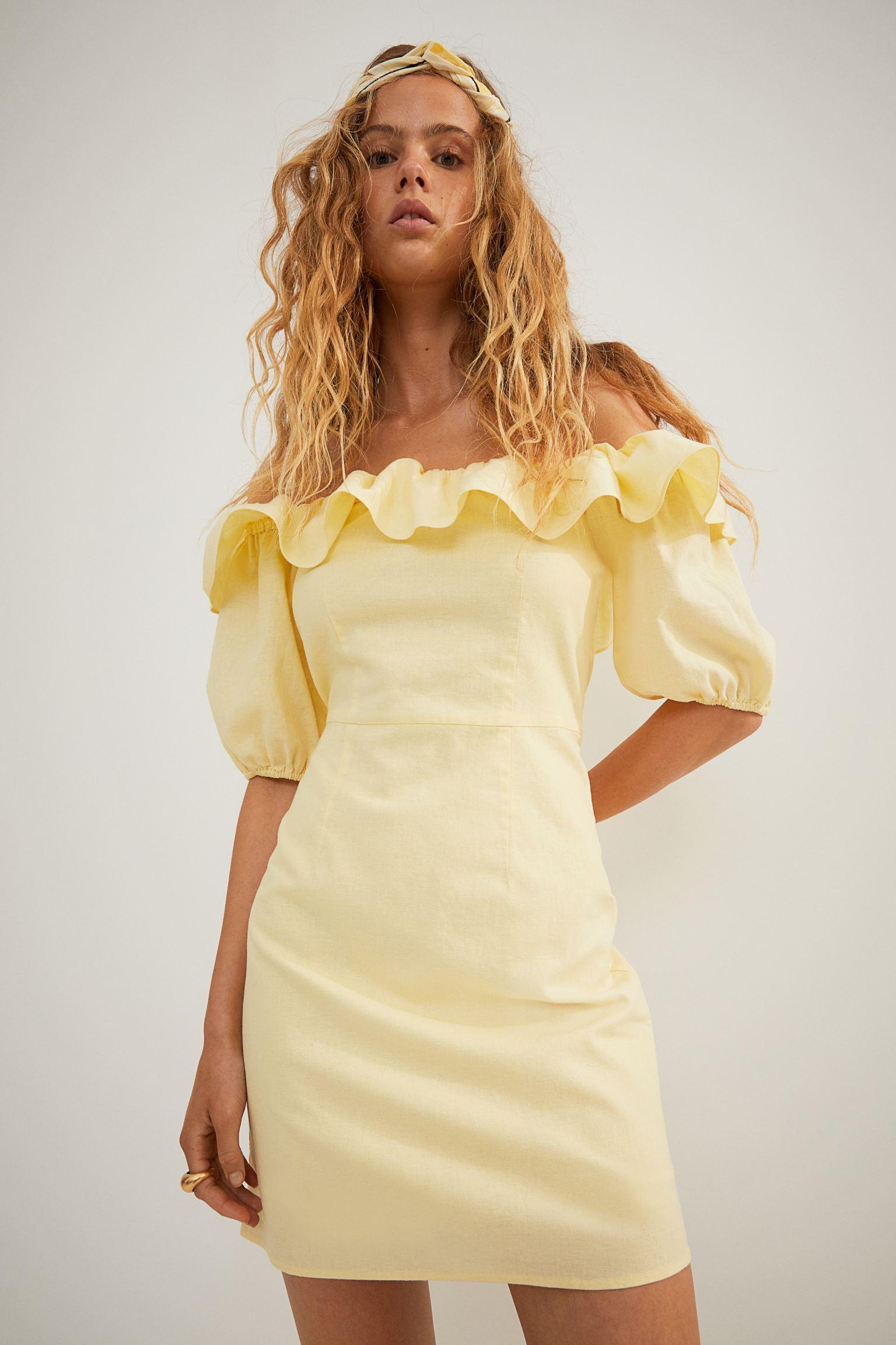 Отзыв на Платье со спущенными плечами из Интернет-Магазина H&M