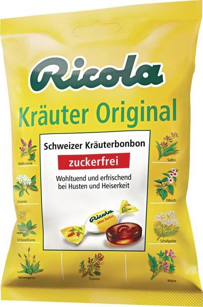 Отзыв на Ricola Kräuter Original Schweizer Kräuterbonbon zuckerfrei из Интернет-Магазина ROSSMANN